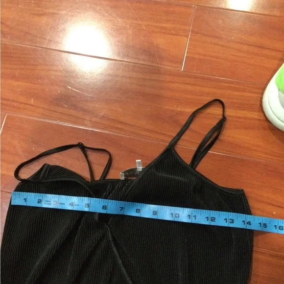 WAYF Surplice Ribbed Cami Bodysuit - Picture 5 of 6